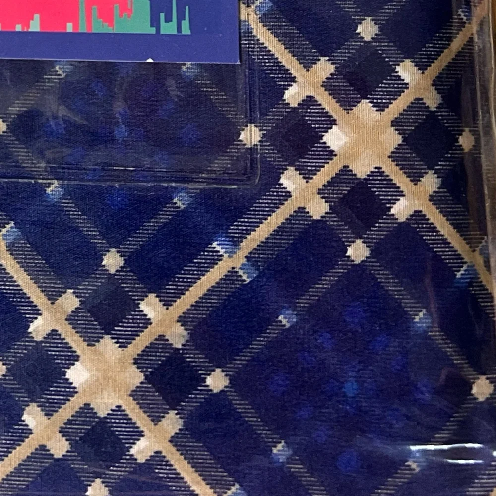 Blue Plaid Full Sheet Set